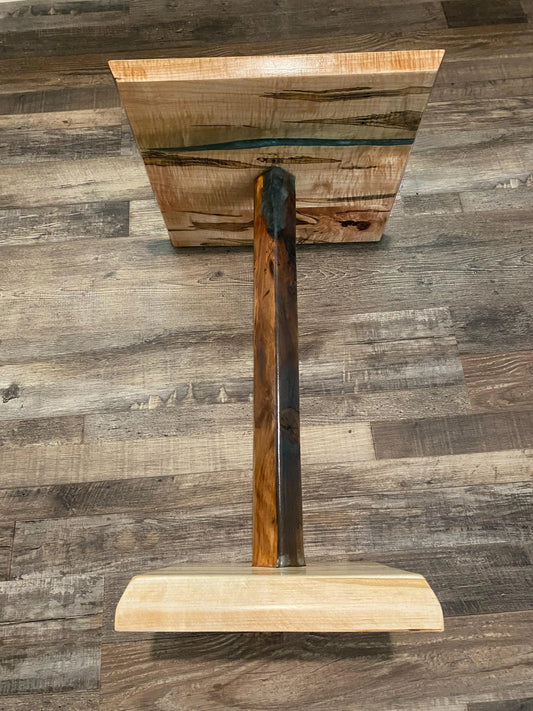 Ambrosia Maple and Beech Epoxy Resin Table